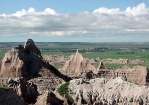 Badlands National Park Mountains